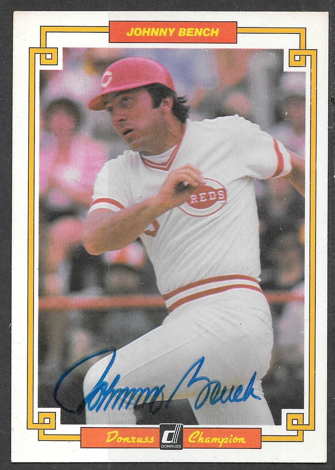 Johnny Bench baseball card