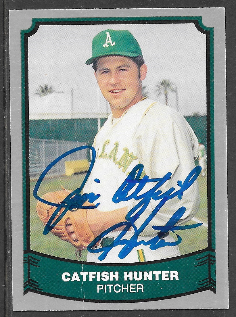 Jim Catfish Hunter baseball card