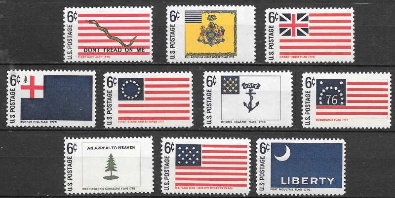 Historical Flag stamps
