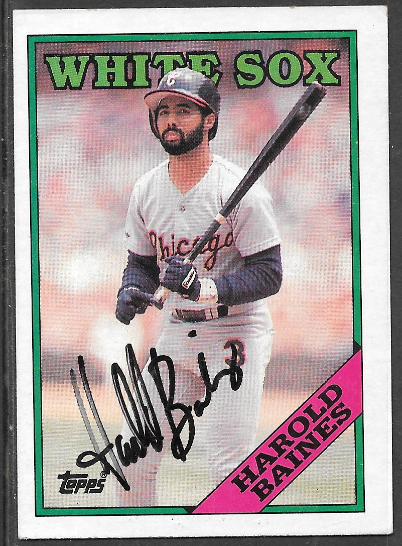 Harold Baines 1988 baseball card