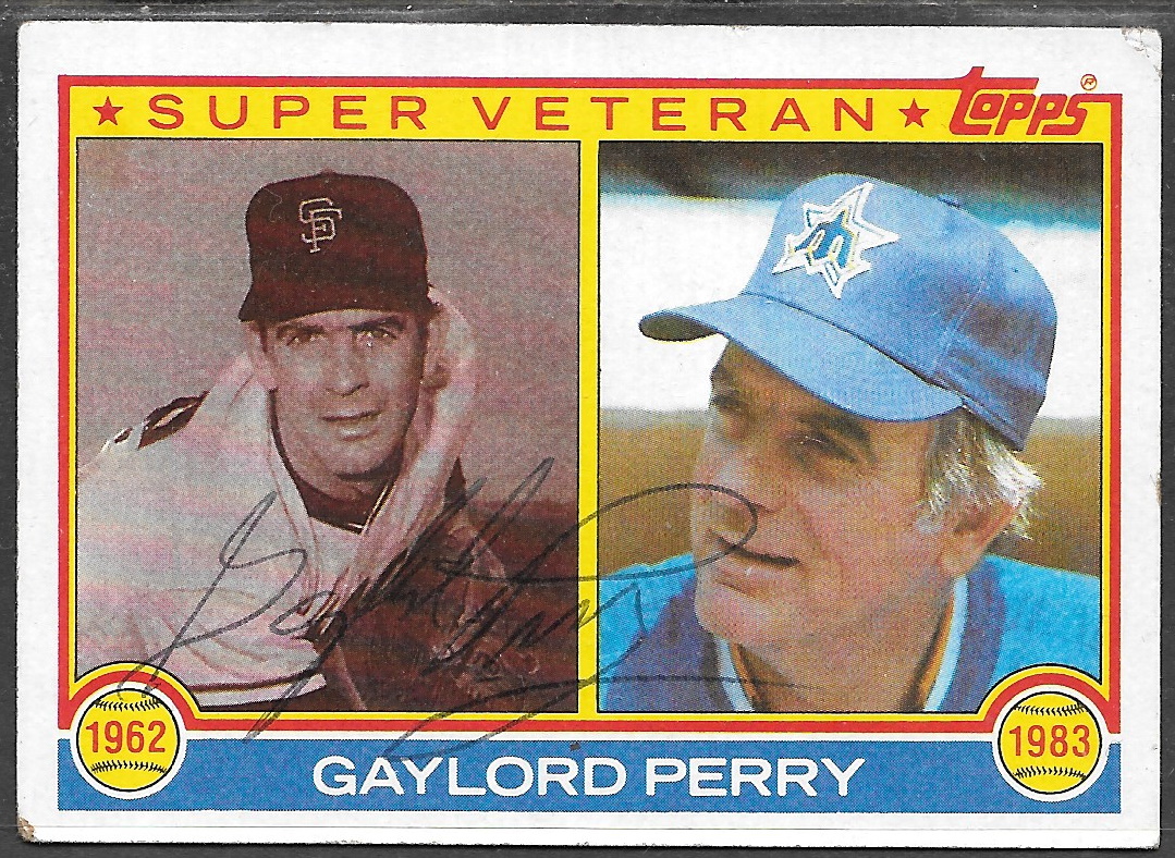 Gaylord Perry baseball card