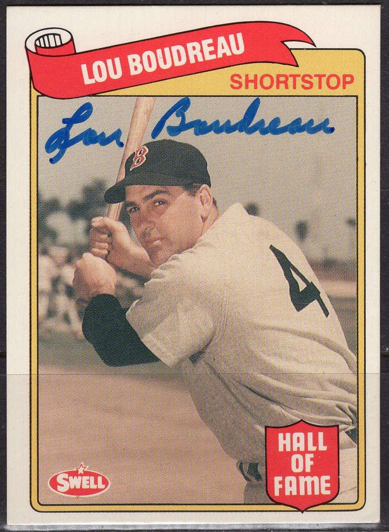 Lou Boudreau baseball card
