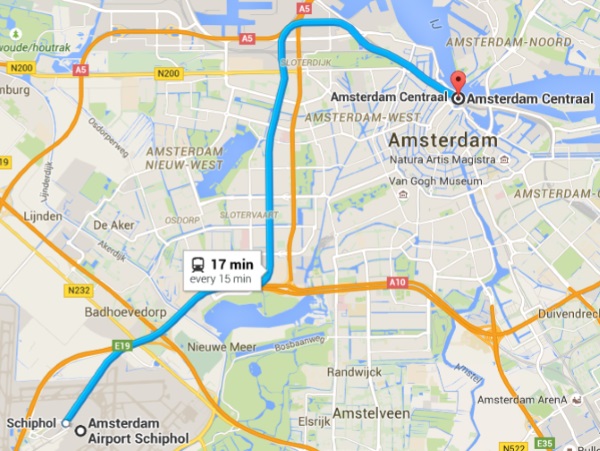 Amsterdam Google Map