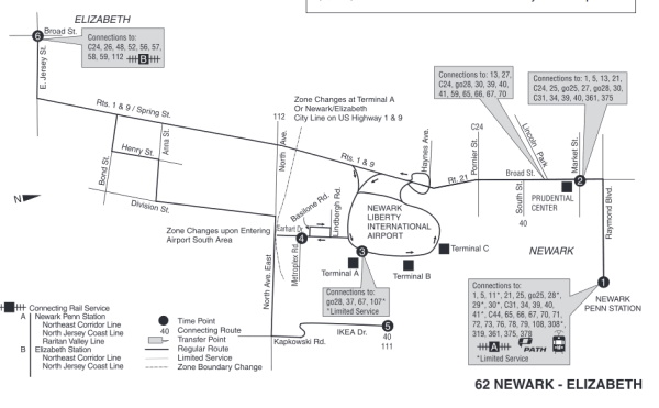 New Jersey Transit Map