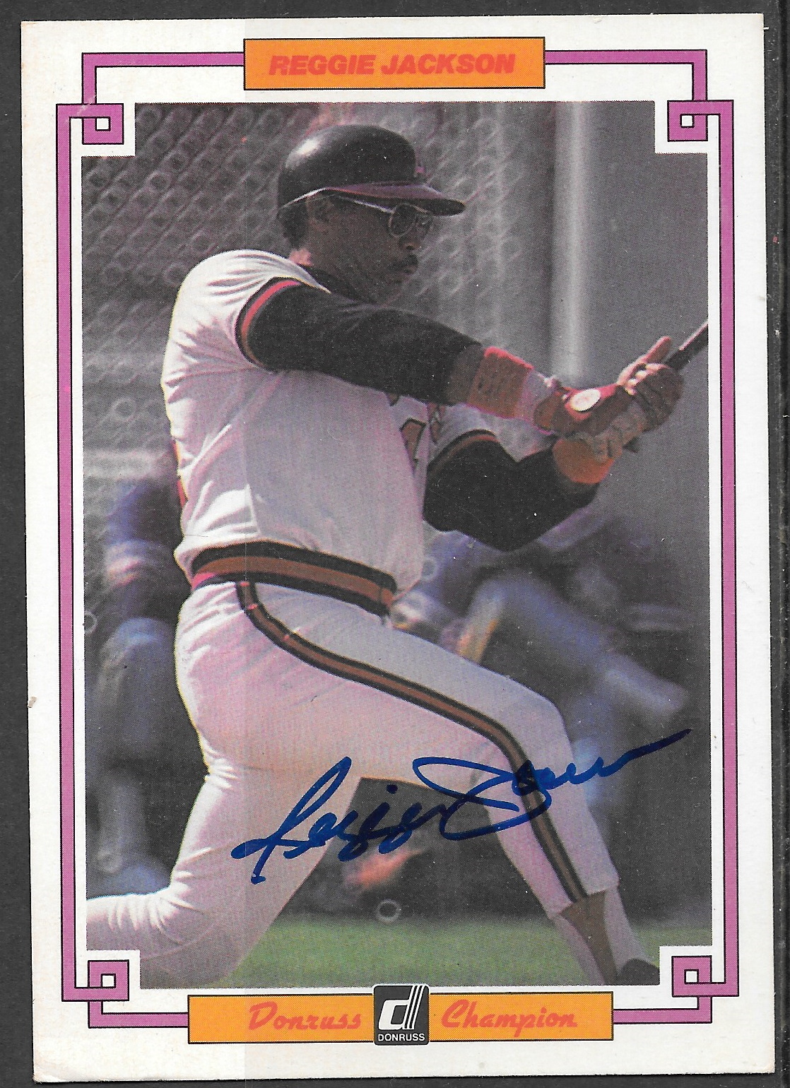 Reggie Jackson baseball card