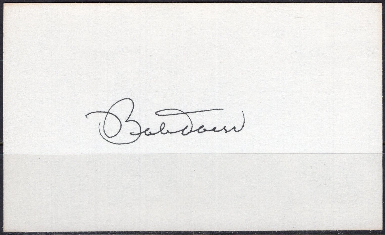 Bobby Doerr autograph