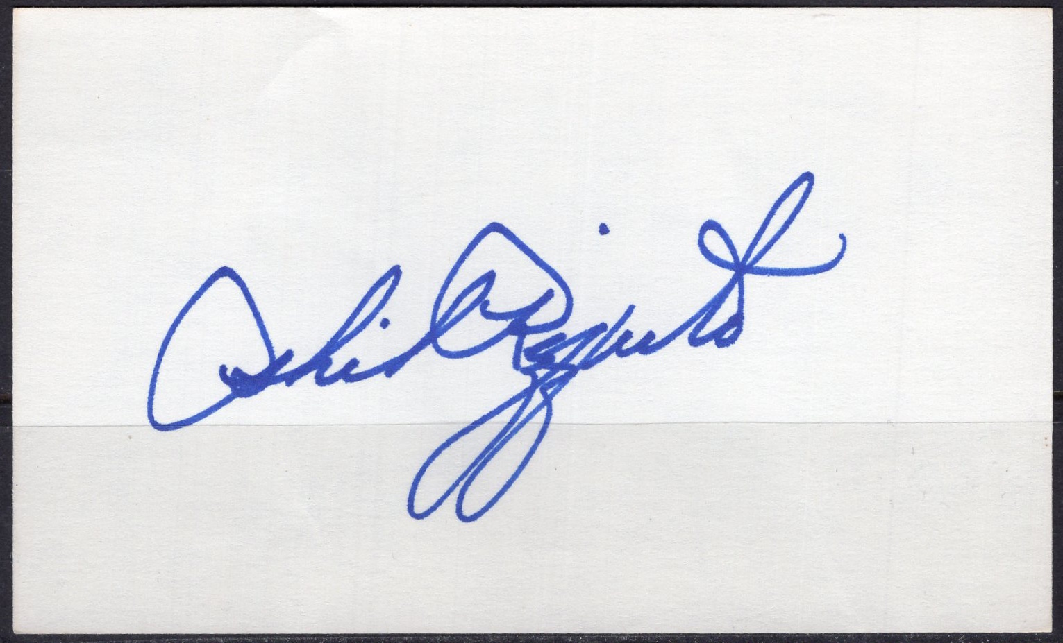 Phil Rizzuto autograph