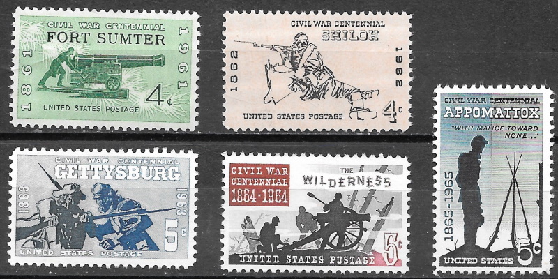 Civil War stamps