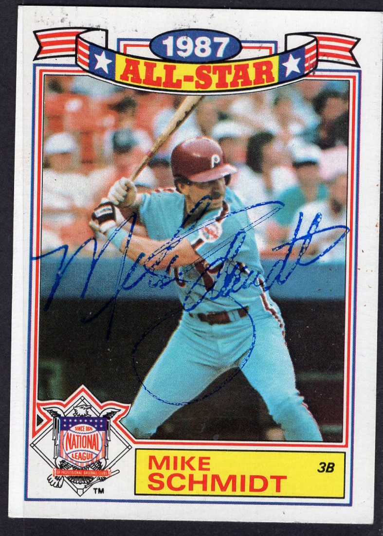 Mike Schmidt 1987 baseball card
