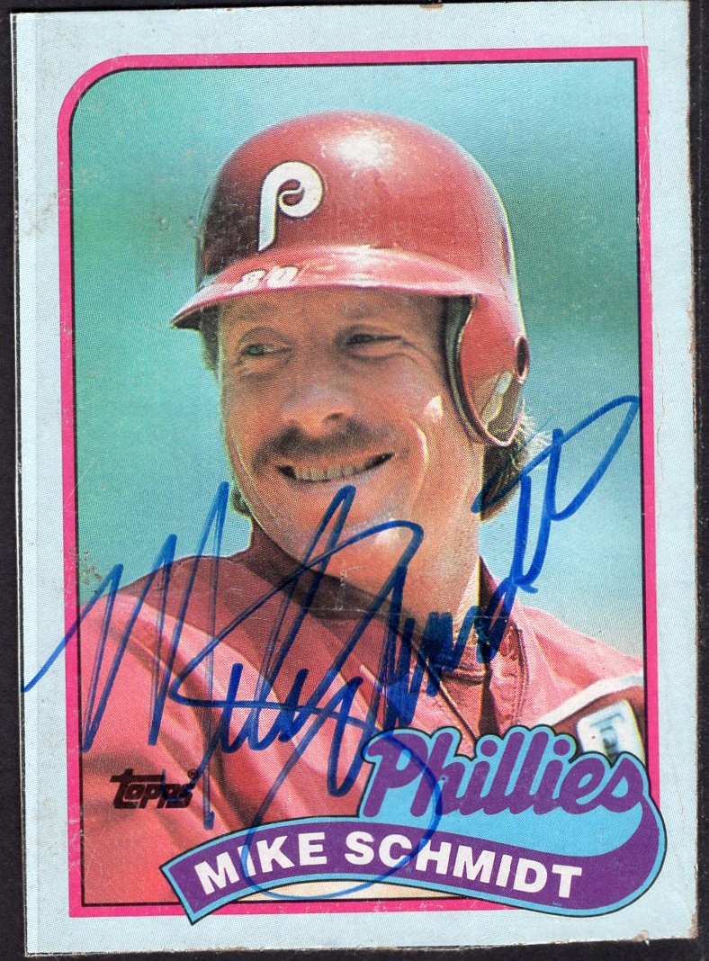 Mike Schmidt 1989 baseball card